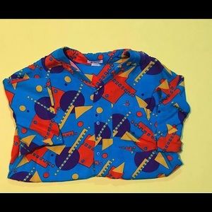 Retro button down collar shirt